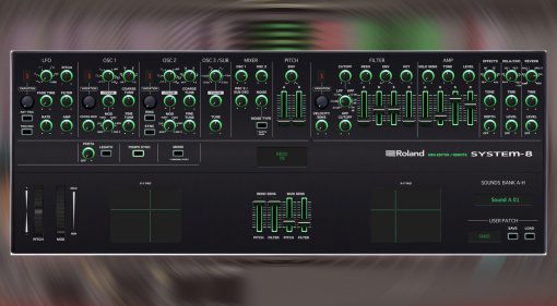 Momo Müller Roland System-8 Editor: Controller Plug-in für das System-8