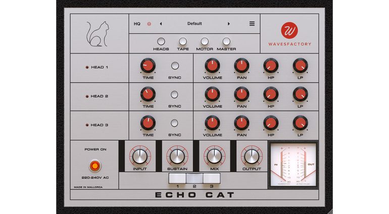 Wavesfactory Echo Cat: eine originalgetreue Copicat Tape Delay Emulation