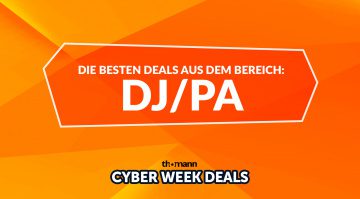 Thomann Cyber Week: Top Deals aus dem Bereich DJ und PA/Live