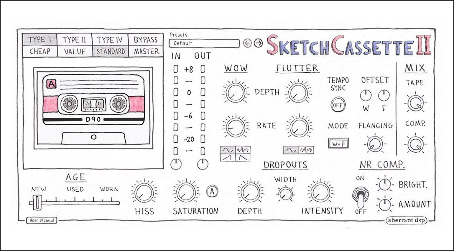 Aberrant DSP SketchCassette II