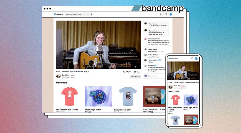 Bandcamp Live: Neues Ticketsystem für Livestreams - kostenlos bis April 2021