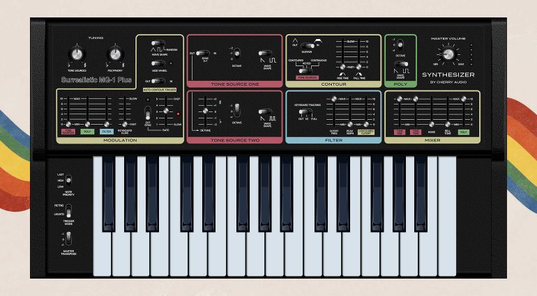 Kostenlos: Cherry Audio Surrealistic MG-1 Plus Synthesizer - ein virtueller Moog-Klon