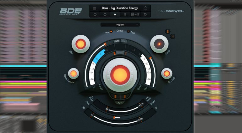 DJ Swivel BDE: Multi-Distortion Effekt-Plug-in mit regelbarer Dynamik