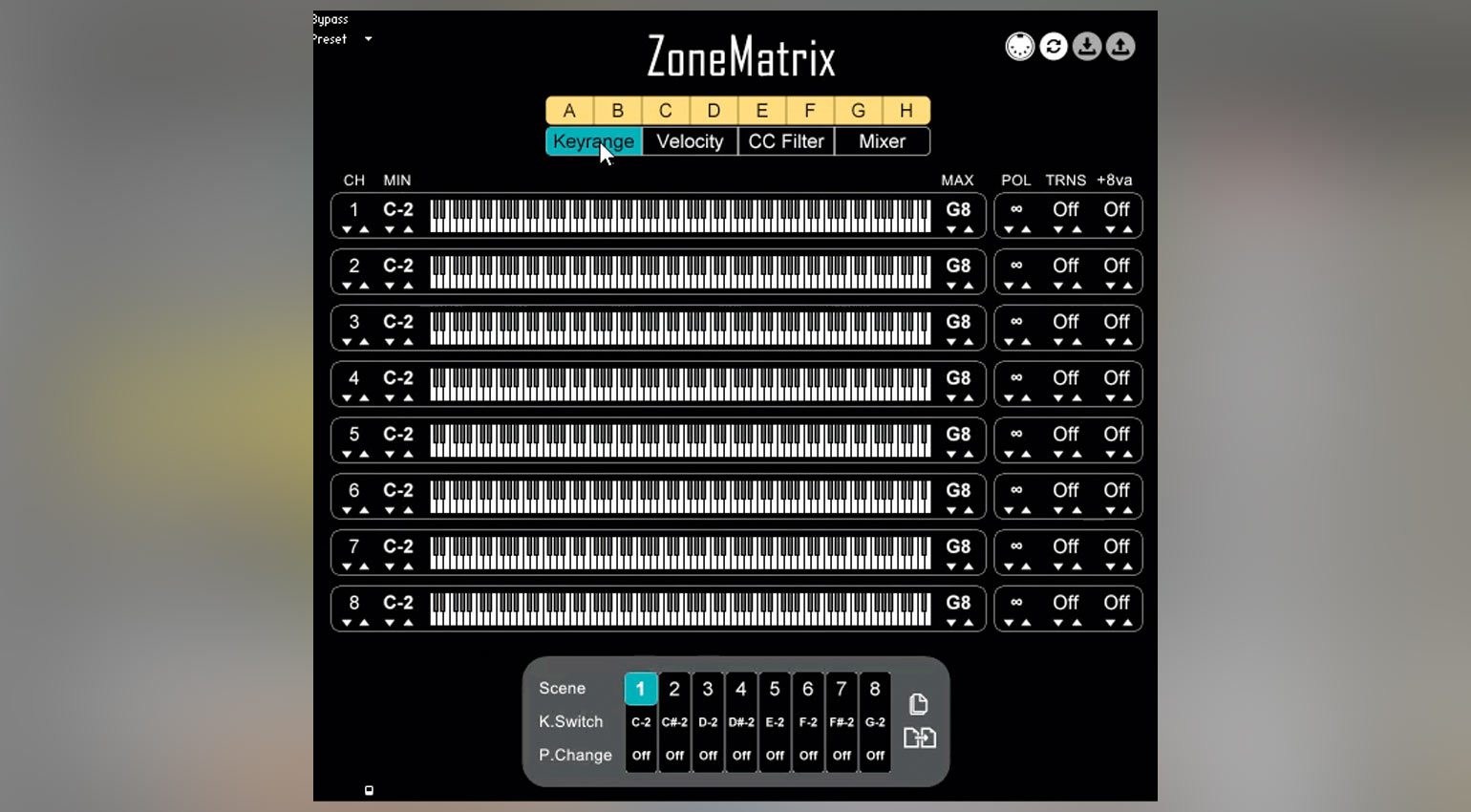 HD Instruments ZoneMatrix