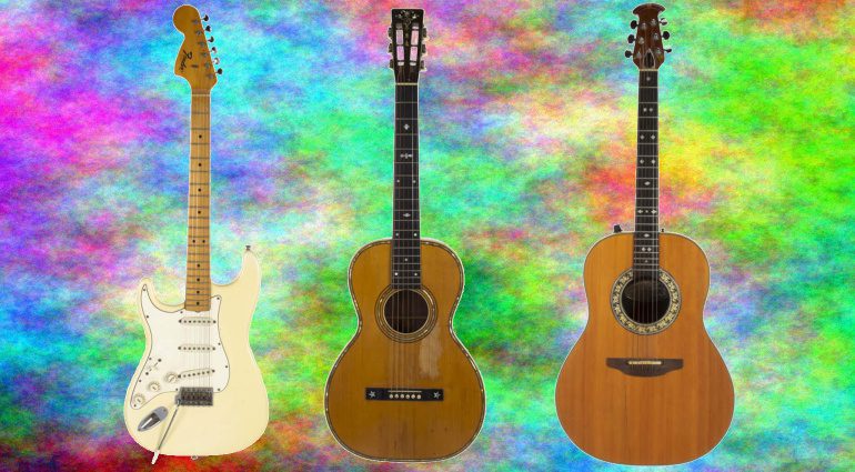 Jimi Hendrix Bob Marley Fender Stratocaster Ovation Akustikgitarre Teaser