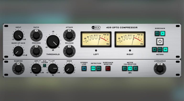 MIA Laboratories veröffentlicht das 409 Opto Compressor Plug-in