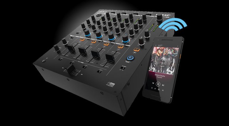 Reloop RMX-44 BT, der digitale 4-Kanal DJ-Mixer mit Bluetooth
