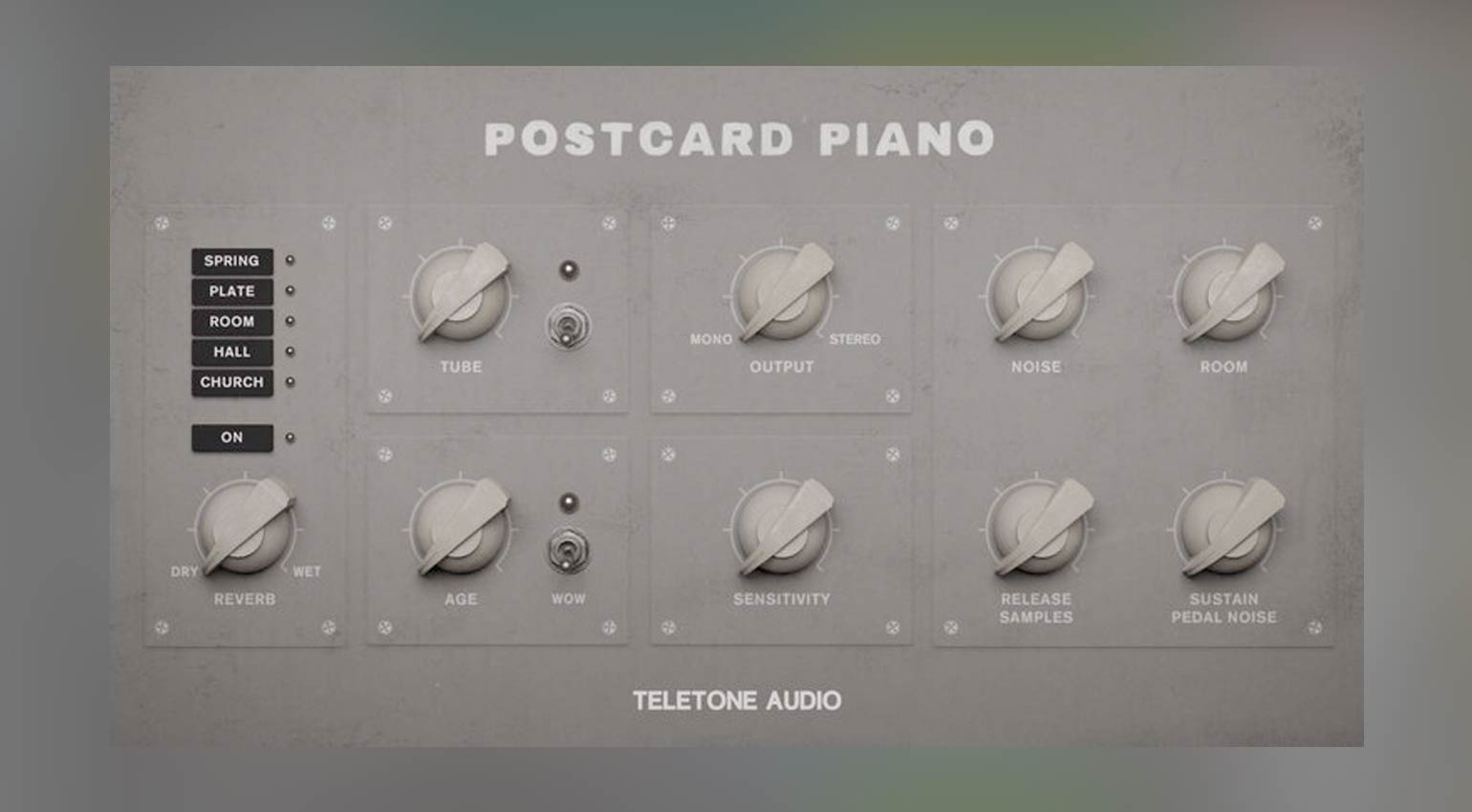 Teletone Audio Postcard Piano