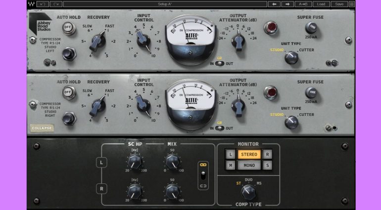 Waves Abbey Road RS124 Tube Compressor: Noch mehr Altec für dein Geld!