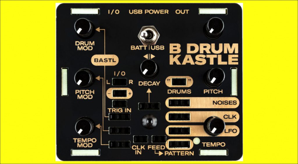 Bastl Kastle 80 EuroKleinstModularsynthesizer in neuer Version 1.5 mit Oszilloskopmodus
