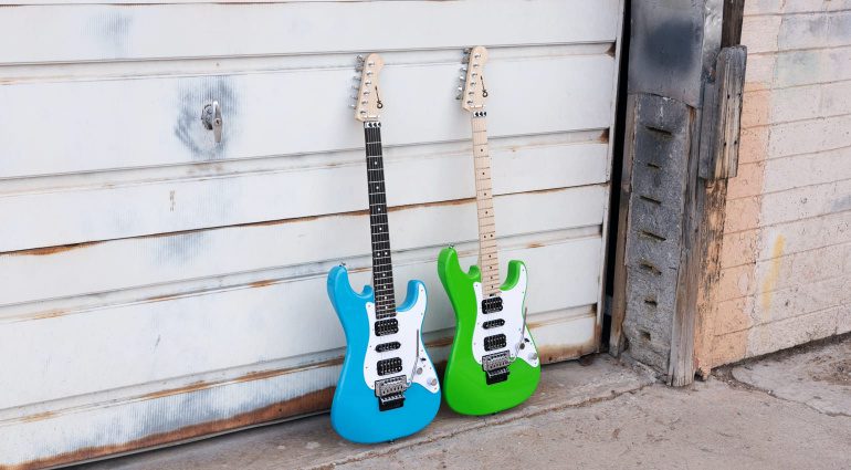 Charvel Pro Mod So Cal Egg Blue Slime Green