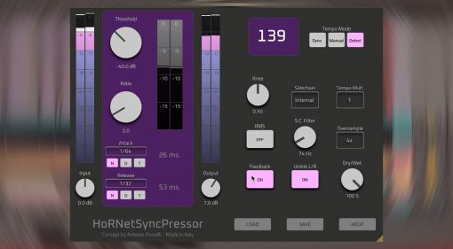 HoRNet SyncPressor: Dieser Kompressor synct zum Song