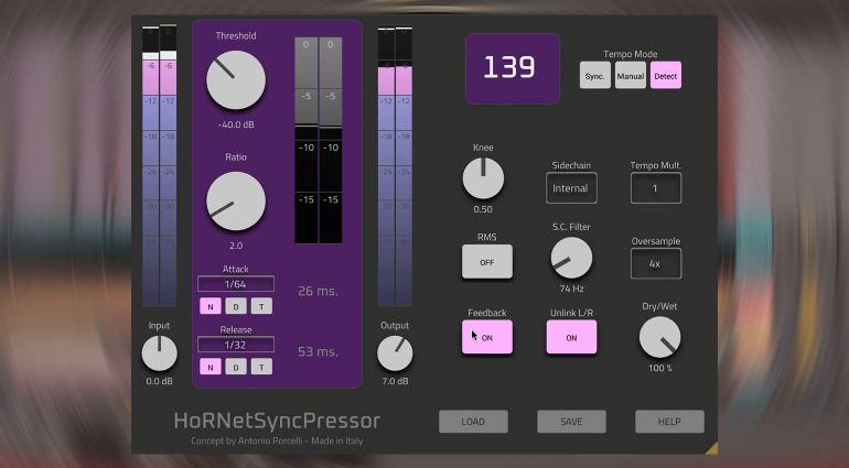 HoRNet SyncPressor: Dieser Kompressor synct zum Song