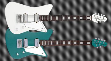 Music Man Sterling Mariposa White Green Teaser