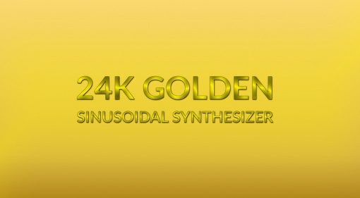 24K Golden Sinusoidal Synthesizer: Max for Live Device für 10000 Euro