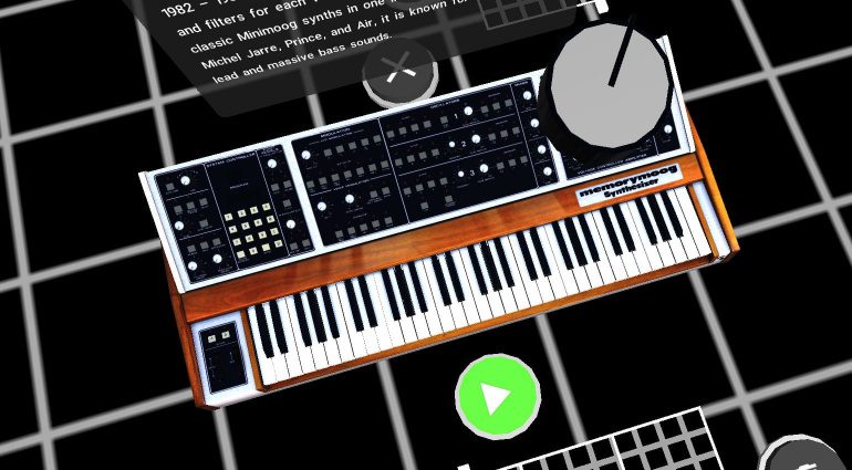 Google AR Synth: legendäre Synthesizer in Augmented Reality testen