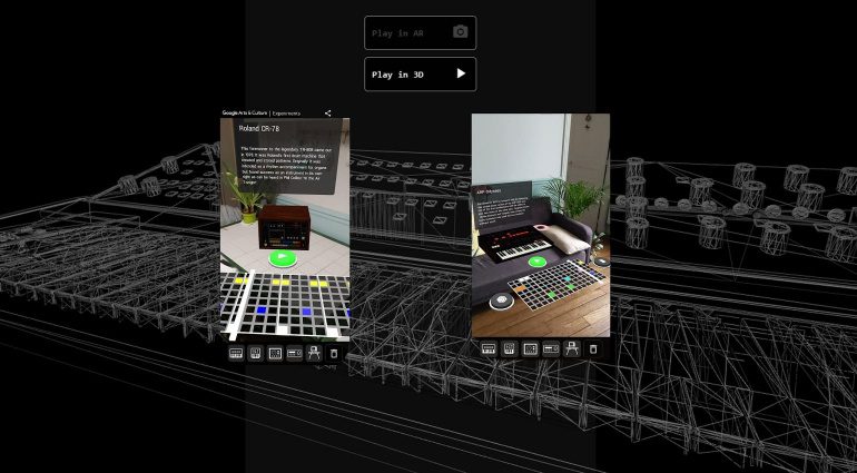 Google AR Synth: legendäre Synthesizer in Augmented Reality testen