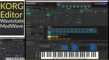 Korg Editoren für Modwave und Wavestate