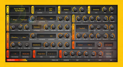 Tone2 Warlock: Bei diesem Synthesizer wird Effizienz groß geschrieben