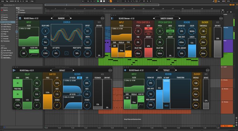 BLEASS präsentiert Delay, Chorus, Shimmer und Reverb als VST3 und AU