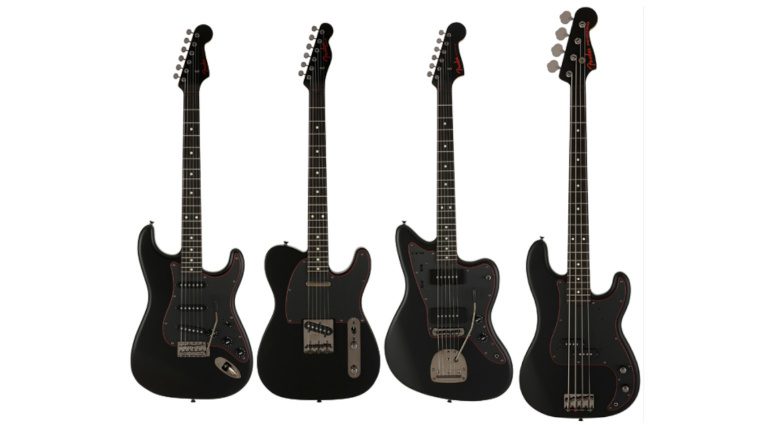 Fender Japan Limited Noir Special Edition Familie