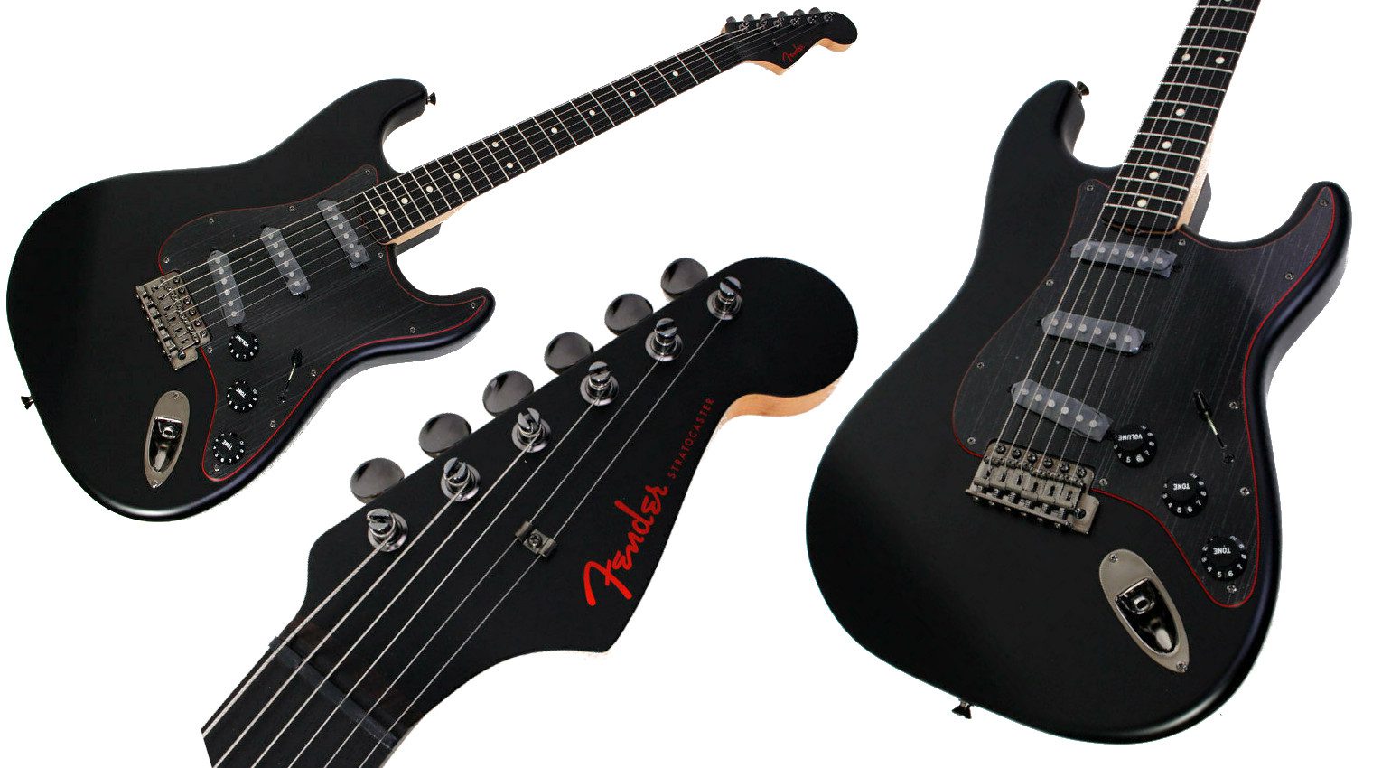 Fender Japan Limited Noir Special Edition Stratocaster Trogly