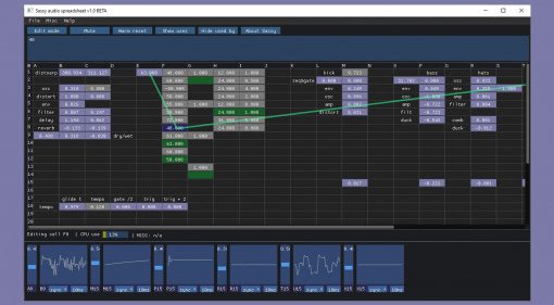 Sassy Audio Spreadsheet