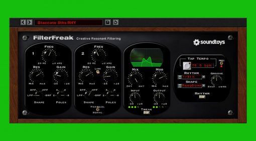 Deal: Soundtoys Filter Freak für kurze Zeit nur 29 Euro!