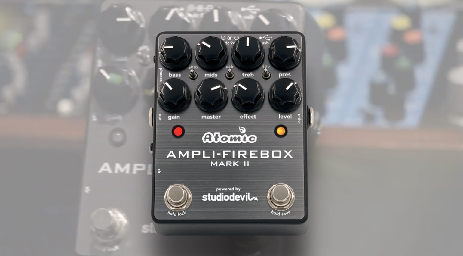 Atomic Amps Ampli-Firebox Mark II Pedal Front
