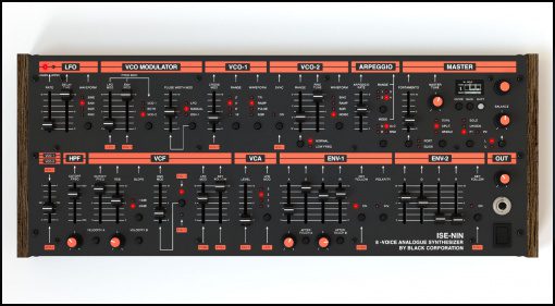 Synthesizer Deals Black Corporation ISE-NIN