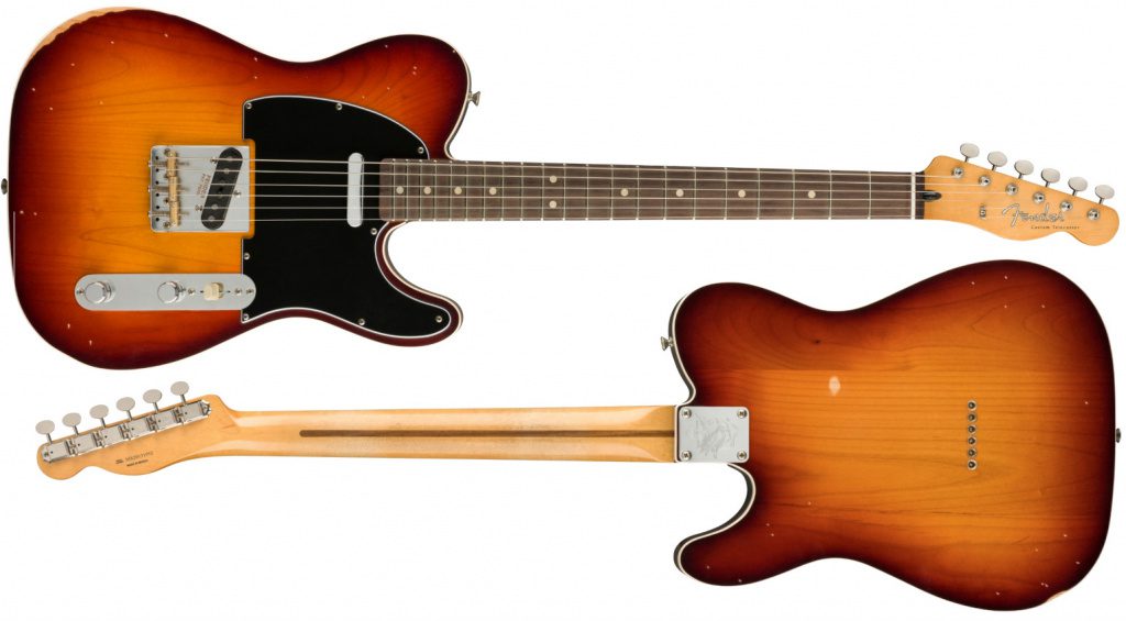 Fender Road Worn Jason Isbell Signature Custom Telecaster Front Back