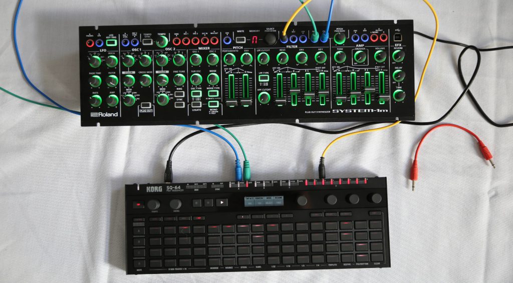 Korg SQ64 mit System 1m