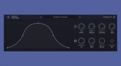 Phonolyth Velvet Machine: Unendliche Reverbs mit Velvet Noise