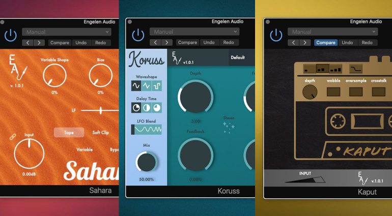 Kostenlos: Engelen Audio verschenkt Kaput, Koruss und Sahara VST-Plug-ins