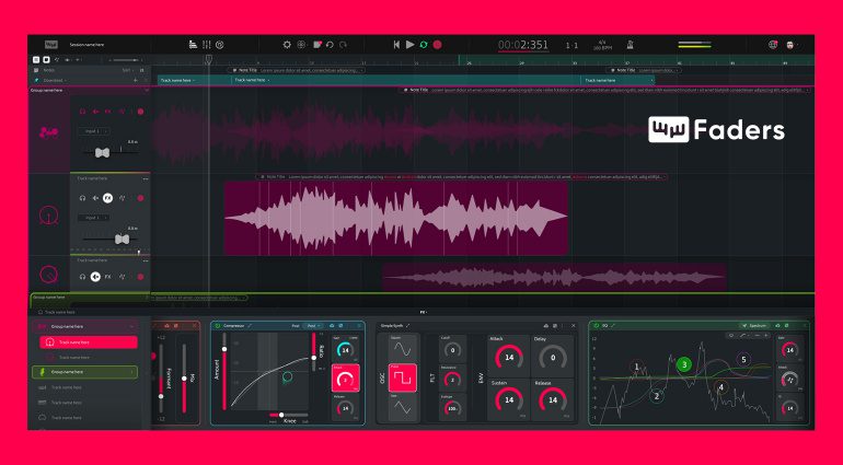 Kostenlos: Faders.io ist eine Freeware Produktionsplattform für Musiker