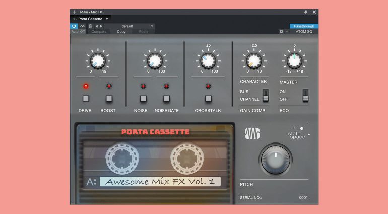 PreSonus Retro Mix Legends Porta Cassette