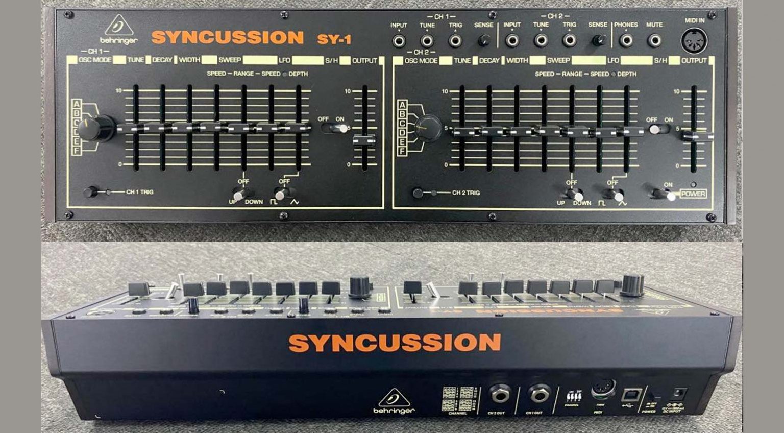 Behringer Syncussion SY1 DrumSynthesizer jetzt vorbestellen