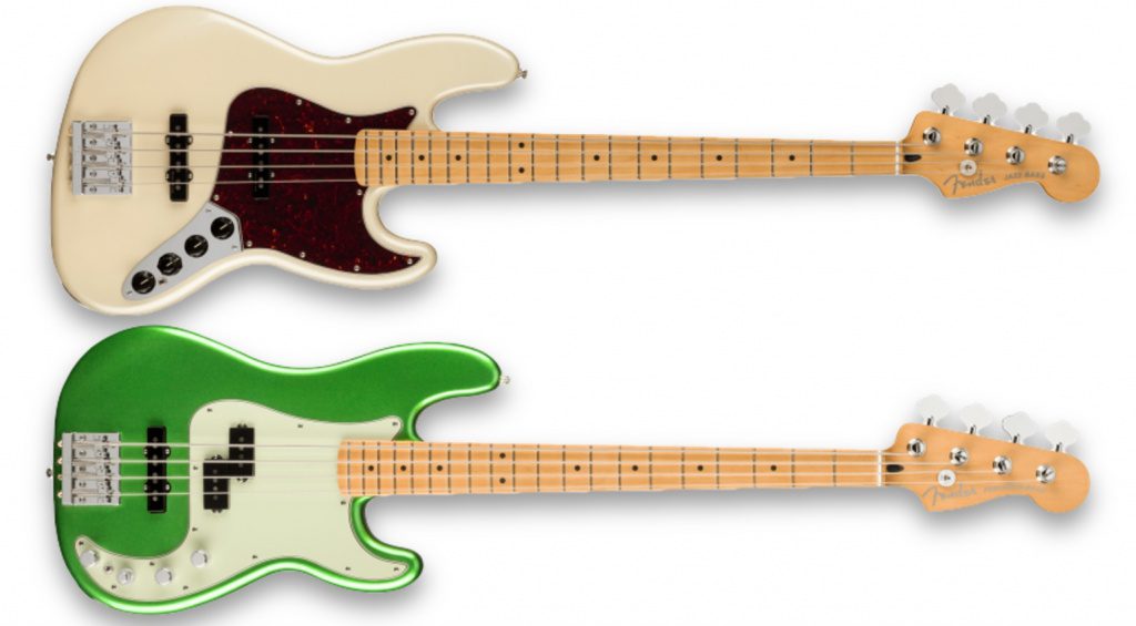 Jazz Bass & Precision Bass der Player Plus Series