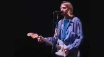 Kurt Cobain Nirvana Fender Jag-Stang Sonic Blue