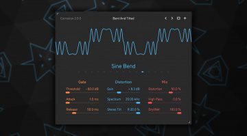 Sinevibes Corrosion v2: Mehr Distortion, VST3 und ein neues GUI