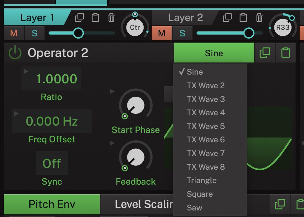 DX-11 = TX81Z Waves in f'em