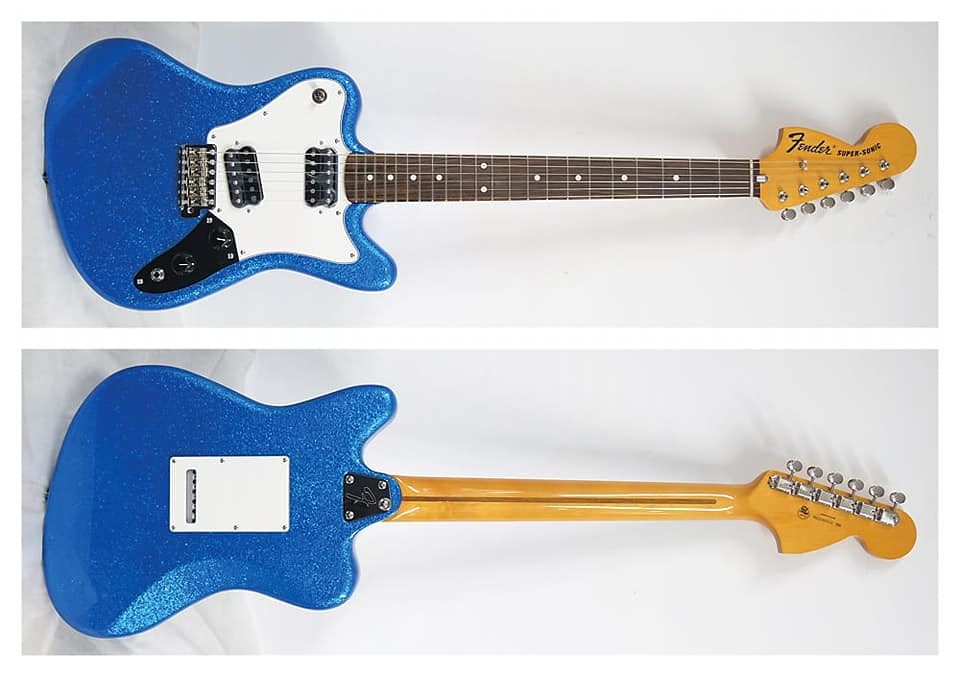 Fender 2021 Limited Edition Made in Japan Super Sonic Blue Sparkle