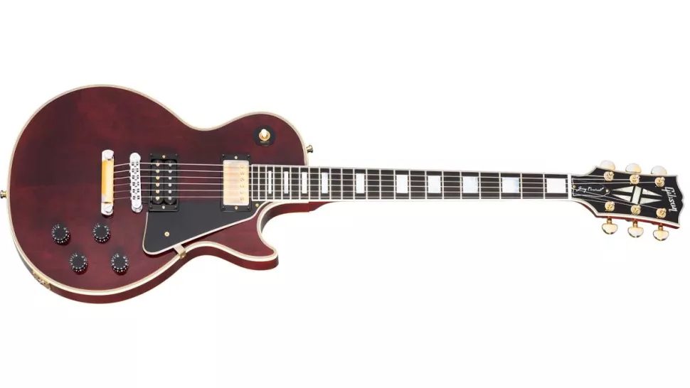 Gibson Jerry Cantrell Wine Red Wino Les Paul Custom Front