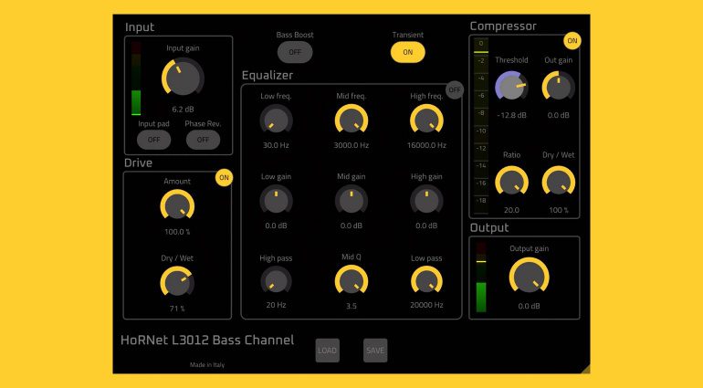 HoRNet L3012 Bass Channel: ein kompletter Channelstrip für eure Basslines