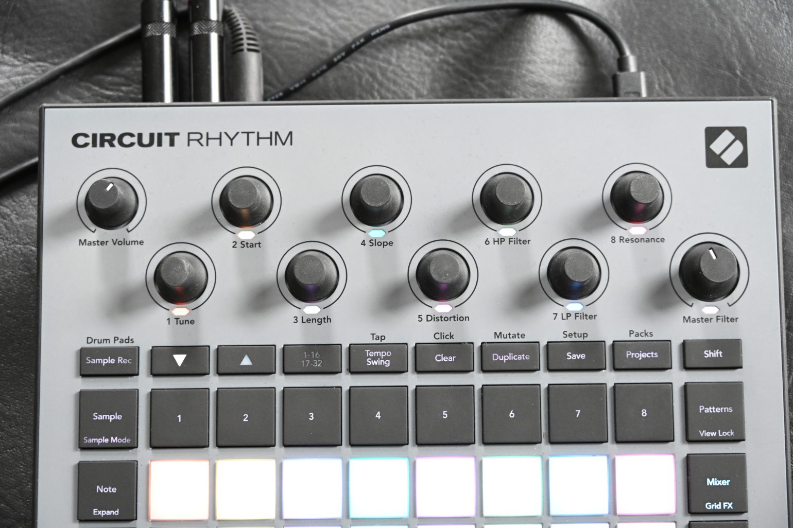 Novation Circuit Rhythm Knöpfe