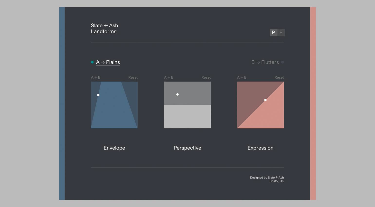 Slate + Ash Landforms