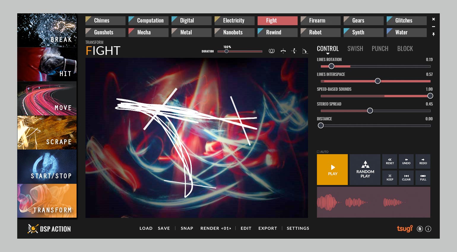 tsugi DSP Action