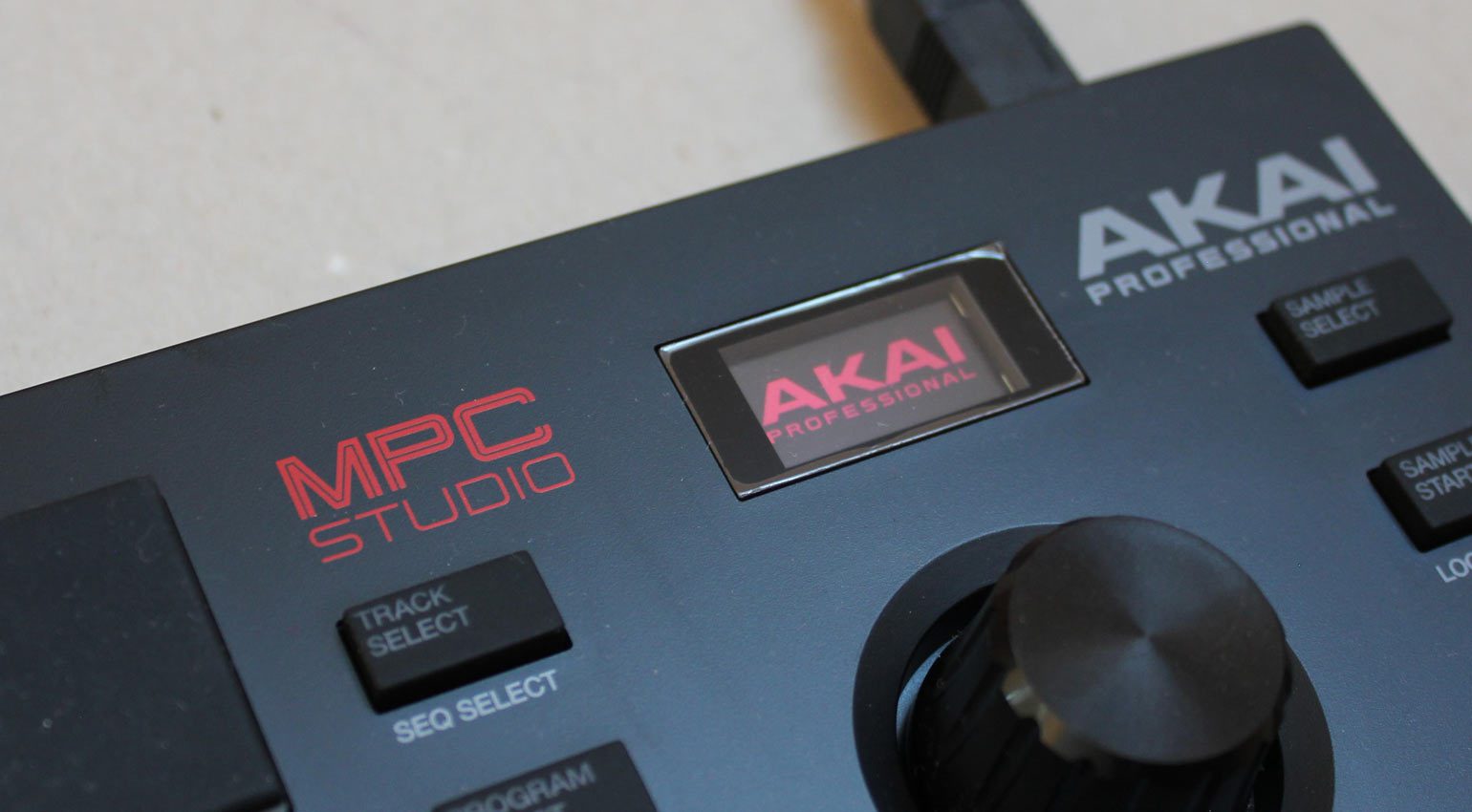 Das Display der Akai MPC Studio