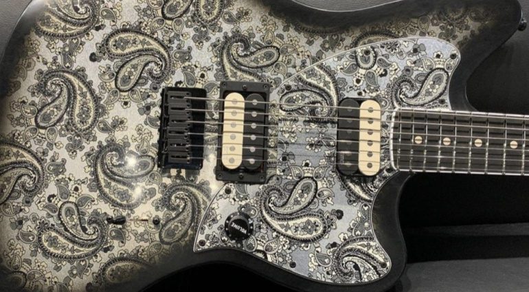 Fender Jim Root Black Paisley Jazzmaster Signature Body
