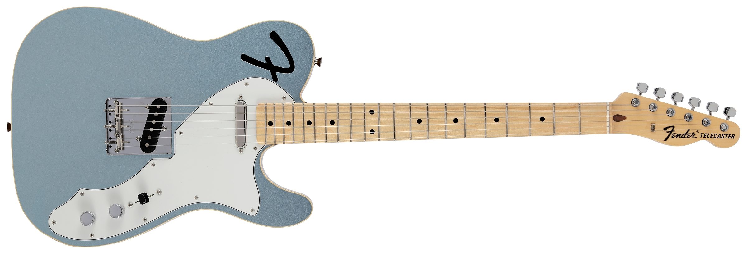 Fender Limited Collection F Hole Telecaster Thinline Mystic Ice Blue